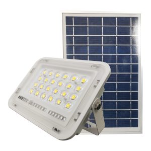 ALUMINUM SOLAR LED FLOOD LIGHT + SOLAR SYSTEM 1000lm