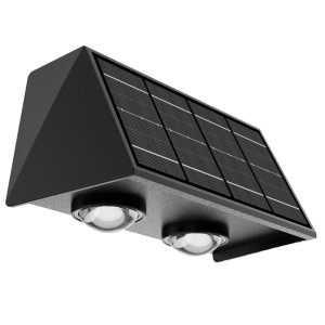 4X UP AND DOWN LIGHT SOLAR WALL LIGHT